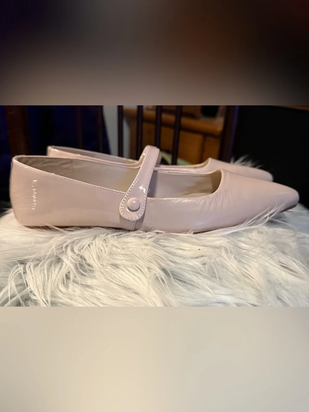 SANCTUARY Clamour Mary Jane Flats With a Pointed Toe in Coconut Cream Color. 😍